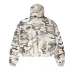 Forever Winter Camo Zip-Up Long-Sleeve Tee – Off-White