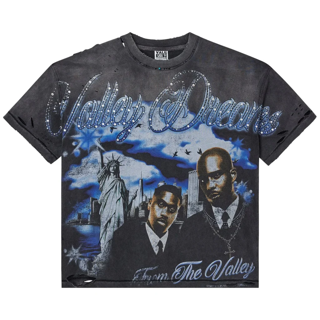 Vale Forever Godfather Black Bling Tee ‘Black/Blue/Jeweled’