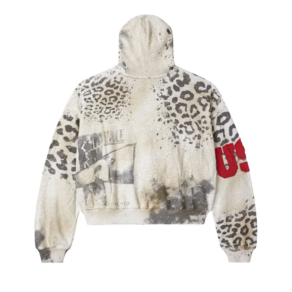 Vale Forever Cheetah Zip Up ‘Grey’
