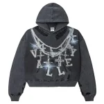 Vale Forever Big Chain Luxe Hoodie Black