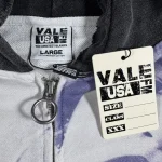 Vale Collage Art Zip Hoodie – Black/Multi