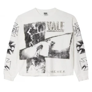 Vale Valley Slam Graphic Long-Sleeve Tee – White