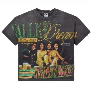 Vale Xhale Bling Graphic Tee – Black