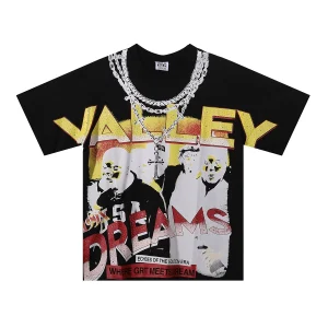 Vale Forever Valley Dreams Graphic Tee ‘Black/Yellow/Red’