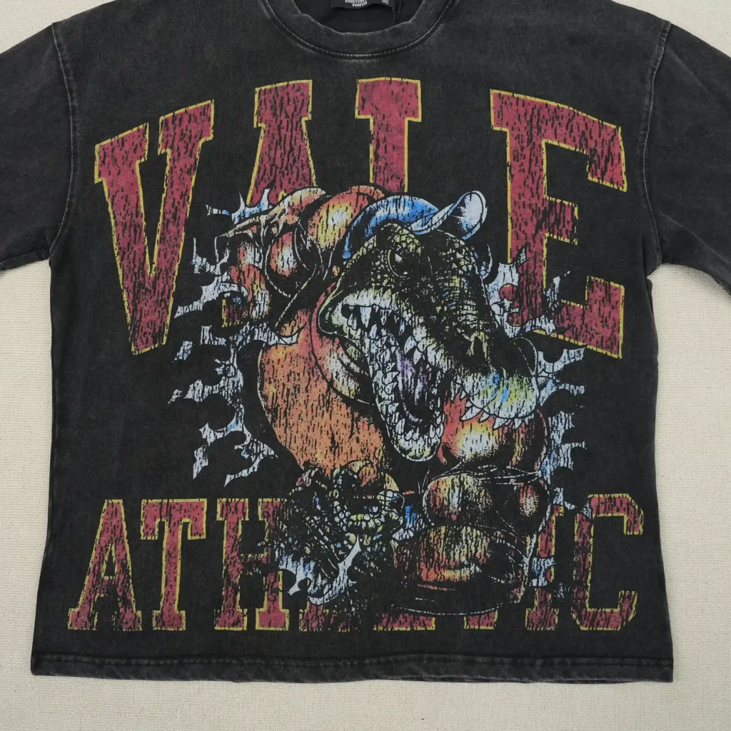 Athletic Dinosaur Tee Vintage Black