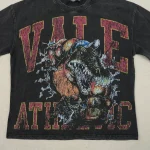 Athletic Dinosaur Tee Vintage Black