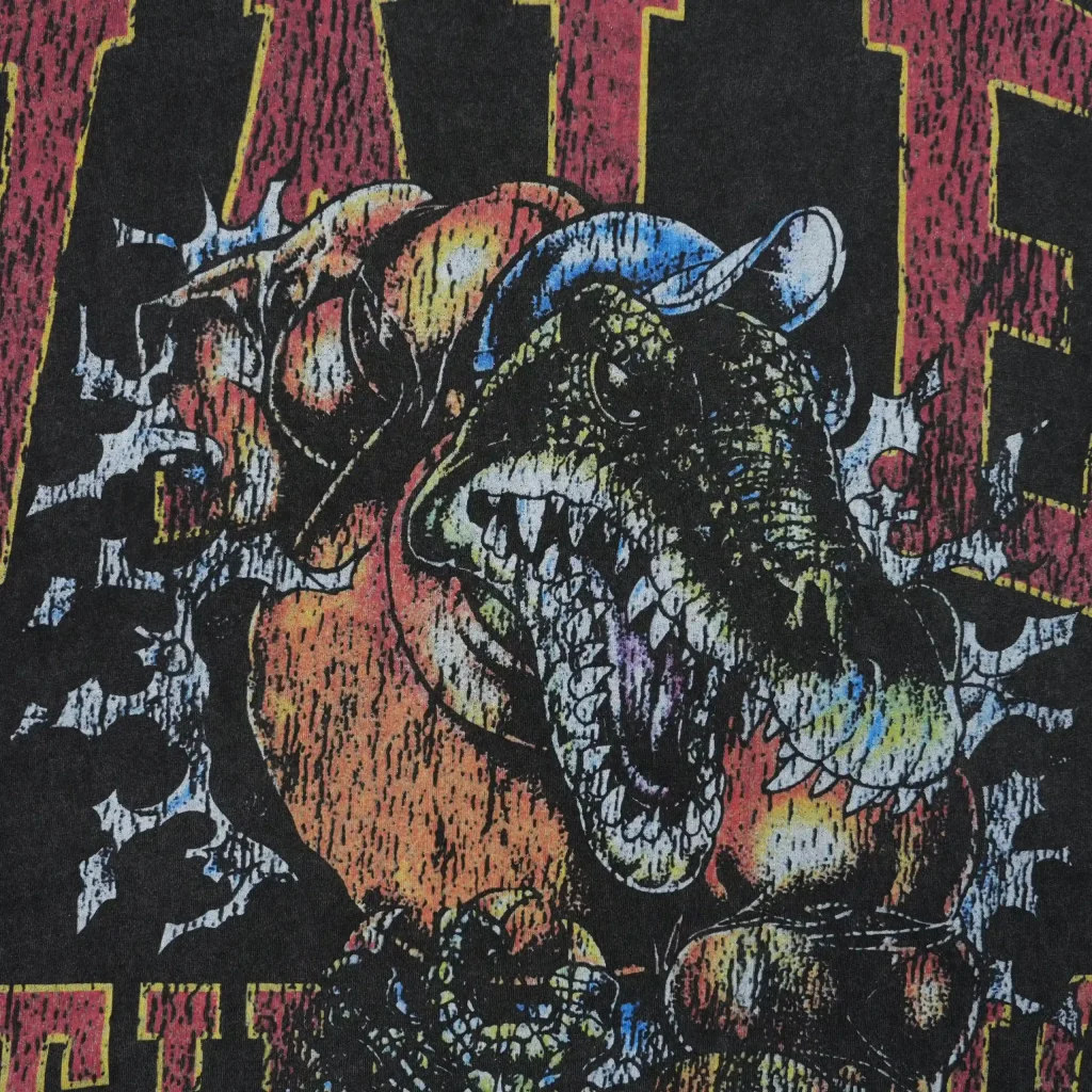 Athletic Dinosaur Tee Vintage Black