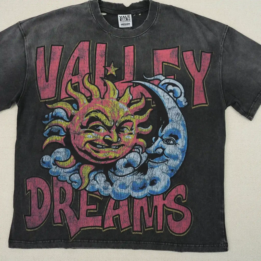 Vale Forever Thrashed Sun Tee Vintage Black