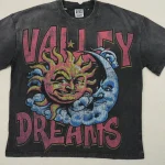 Vale Forever Thrashed Sun Tee Vintage Black