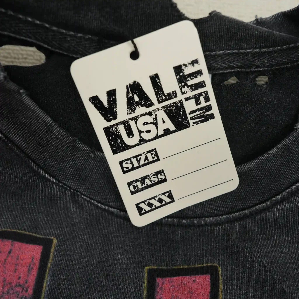 Vale Forever Thrashed Sun Tee Vintage Black