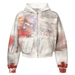 Vale Forever Diana World Peace Zip Hoodie Vintage Wash