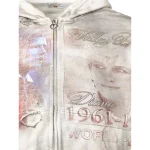 Vale Forever Diana World Peace Zip Hoodie Vintage Wash